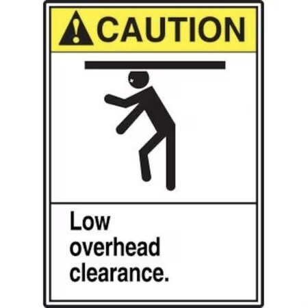 Accuform ANSI CAUTION SAFETY SIGN LOW MRCR603XT MRCR603XT